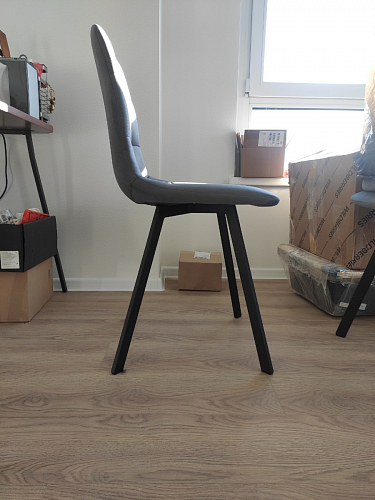 Стул на металлокаркасе Чилли зеленый / белый каркас фото покупателя 161