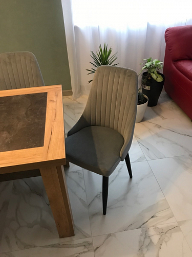 Стул на металлокаркасе Kora white / gray фото покупателя 130