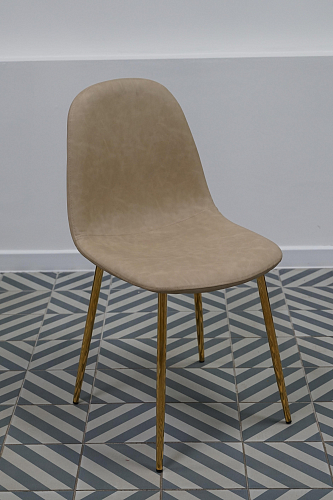 Стул на металлокаркасе Lilu pink / black из шоурума 1