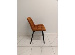 Стул на металлокаркасе Челси кирпичный / черный из шоурума 4