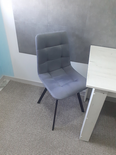 Стул на металлокаркасе Чилли зеленый / черный фото покупателя 1024