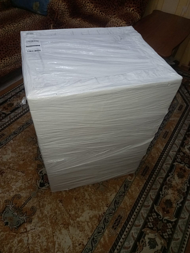 Стул на металлокаркасе Чилли синяя ткань / белый фото покупателя 1082