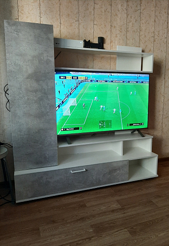 Готовая гостиная Jimenez дуб венге / белый глянец фото покупателя 42