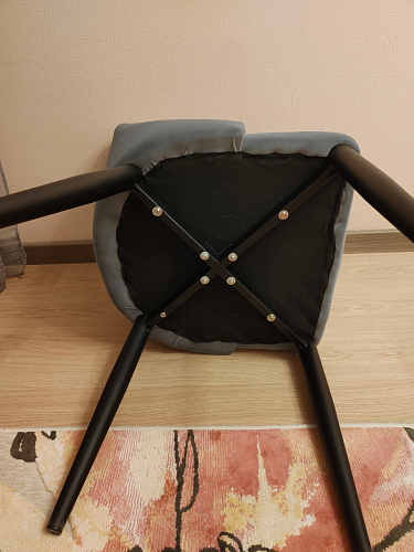 Стул на металлокаркасе Kora white фото покупателя 77