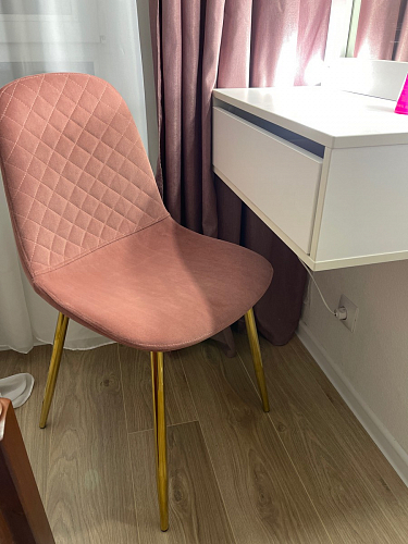 Стул на металлокаркасе Dabl pink фото покупателя 3