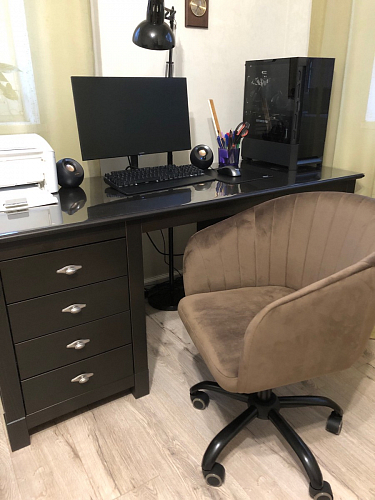 Компьютерное кресло Тибо сиреневый фото покупателя 85