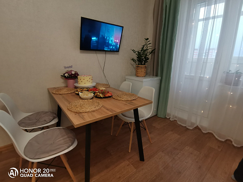 Стол Тринити Лофт 120 32 мм дуб галифакс табако / черный матовый фото покупателя 430