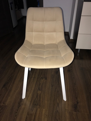 Стул на металлокаркасе Чилли черный / зеленый фото покупателя 1183