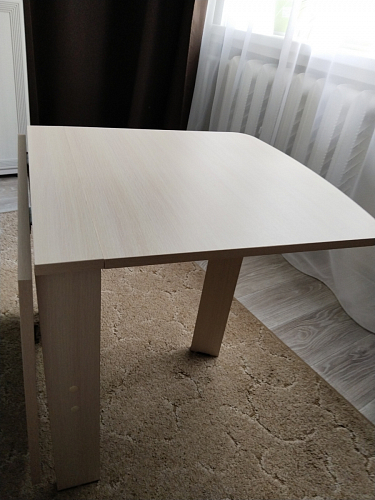 Стол-книжка СтК6 венге / дуб молочный высота 54 см фото покупателя 18