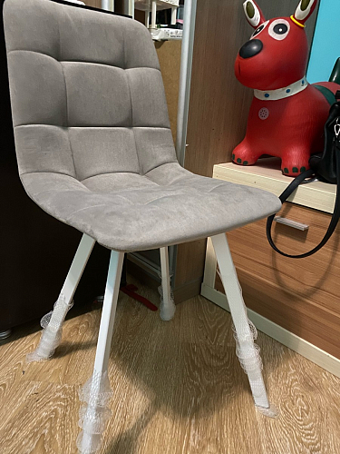 Стул на металлокаркасе Чилли бирюзовый / белый фото покупателя 801