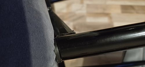 Стул на металлокаркасе Седа 360 К латте (velutto 08) / белый фото покупателя 77