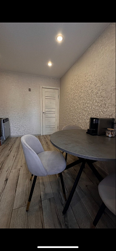 Стул на металлокаркасе Gabi 1 light blue / black / gold фото покупателя 275