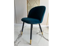 Стул на металлокаркасе Gabi 1 бежевый / черный с серебряными наконечниками фото покупателя 43