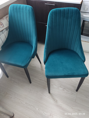 Стул на металлокаркасе Kora light purple / black фото покупателя 358