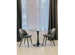 Стеклянный стол Tulip 90 white фото покупателя 24