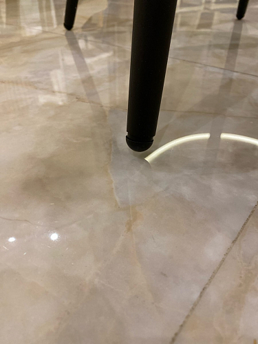 Стул на металлокаркасе Gabi dark beige / black / silver фото покупателя 704