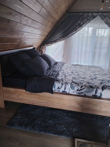 Двуспальная кровать Клауд 160х200 парящая дуб крафт золотой / антрацит фото покупателя 562