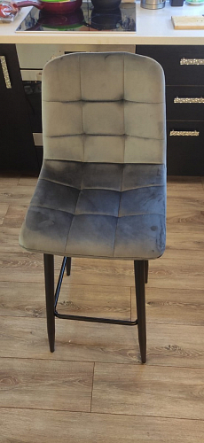 Барный стул Chio black / grey фото покупателя 28