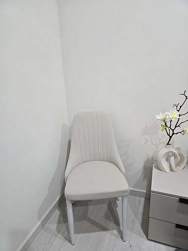 Стул на металлокаркасе Kora white / gray фото покупателя 25