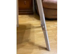 Стул на металлокаркасе Чилли синяя ткань / белый фото покупателя 611