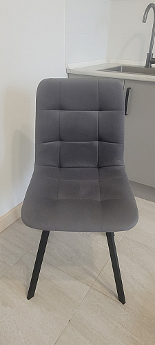 Стул на металлокаркасе Чилли зеленый / белый каркас фото покупателя 62