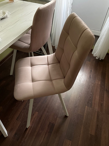 Стул на металлокаркасе Чилли черный / зеленый фото покупателя 1147