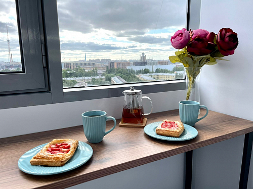 Барная стойка Дилан Лофт 120х60х110 бетон фото покупателя 47