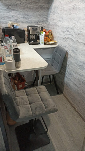 Комплект стульев Чилли 4 шт темно-серый / черный фото покупателя 51