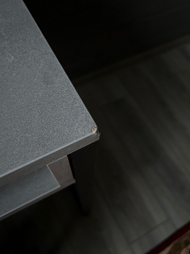 Письменный стол Леон Лофт бетон / черный матовый фото покупателя 68