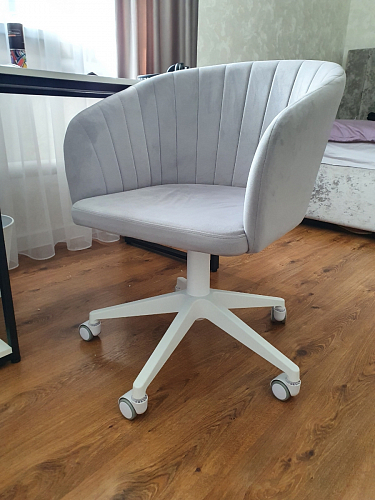 Компьютерное кресло Тибо светло-коричневый / белый фото покупателя 1