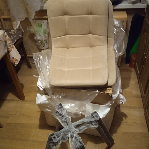 Комплект стульев Чилли 4 шт бежевый / черный фото покупателя 1204