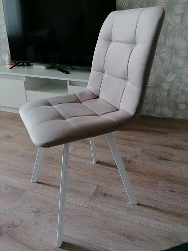 Стул на металлокаркасе Чилли зеленый / белый каркас фото покупателя 395