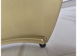 Керамический стол Готланд 180(240)х90х79 вяз скандинавский / золото фото покупателя 6