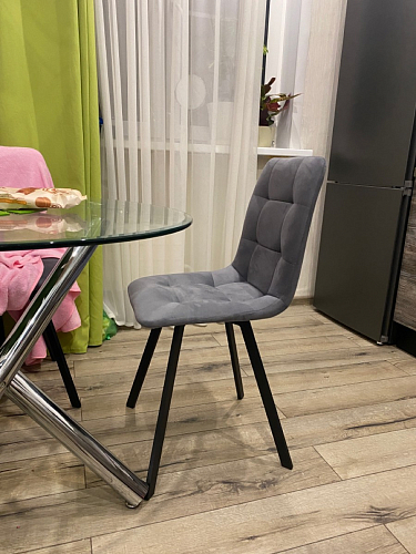 Комплект стульев Чилли 2 шт бежевый / черный фото покупателя 1018