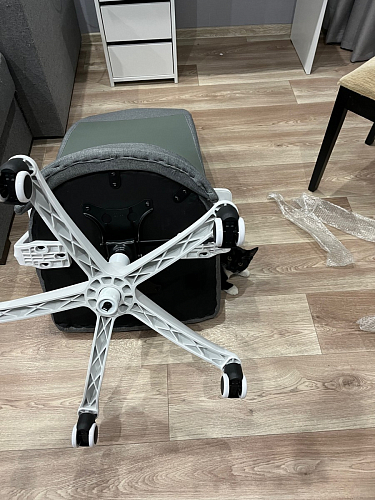 Компьютерное кресло Salta light green / white фото покупателя 10