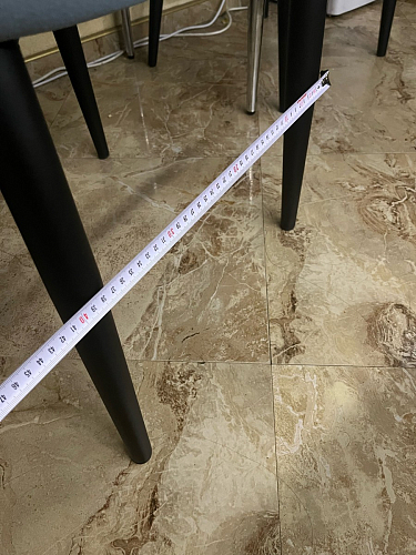 Стул на металлокаркасе Kora dark gray / black фото покупателя 247