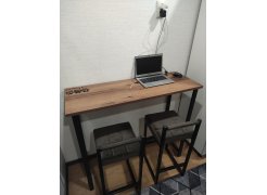 Барная стойка Дилан Лофт 120х40х90 бетон светлый фото покупателя 15