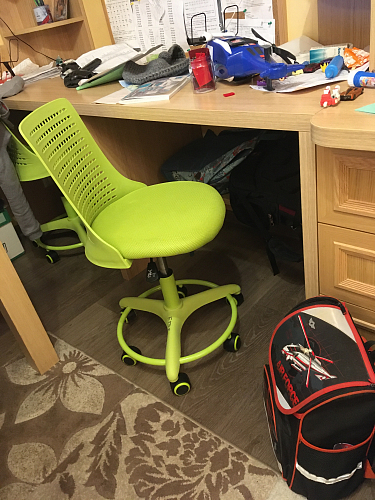 Компьютерное кресло Kiddy ткань серый фото покупателя 57