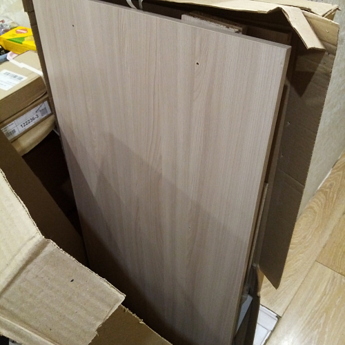 Стол письменный Бриз МДФ волна лайм / ясень светлый фото покупателя 63