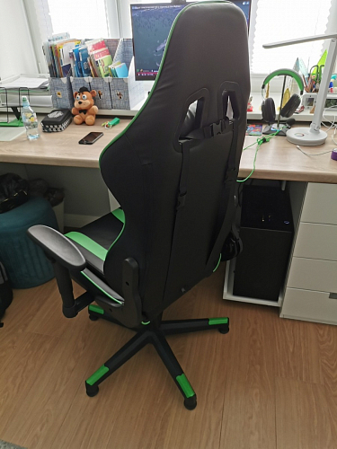 Компьютерное кресло Corvet black / blue фото покупателя 9