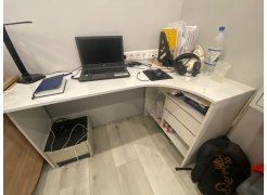 Письменный стол СПм-25 левый белый  - Уцененный экземпляр фото покупателя 38