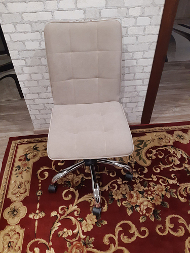 Компьютерное кресло One/Ван флок бежевый 7 фото покупателя 24