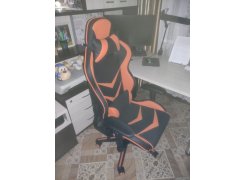 Компьютерное кресло Racer черное / голубое фото покупателя 43