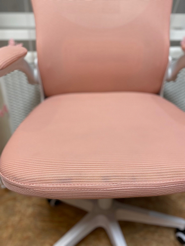 Компьютерное кресло Konfi dark gray / pink / white фото покупателя 8