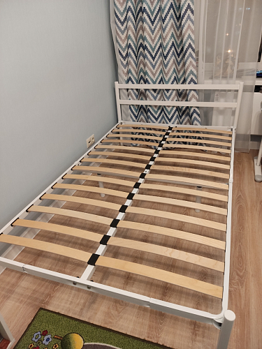 Односпальная кровать Фади 80х200 черная фото покупателя 340