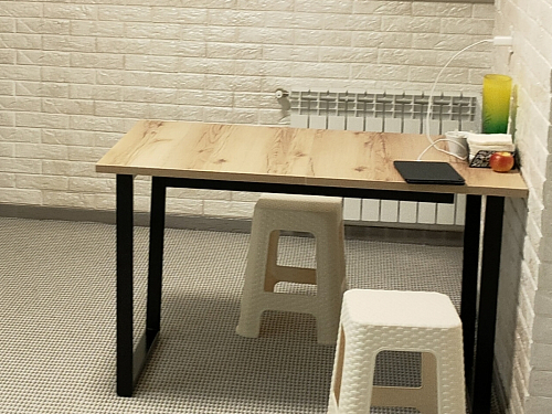 Стол раскладной Лота Лофт 120 25 мм юта / черный матовый фото покупателя 619