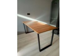 Стол Лота Лофт 140 25 мм черный матовый / бетон фото покупателя 713