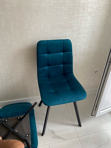 Комплект стульев Чилли 4 шт темно-серый / черный фото покупателя 141