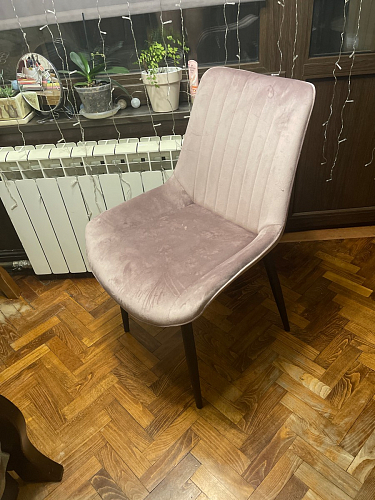 Стул на металлокаркасе Seda black / light gray фото покупателя 3