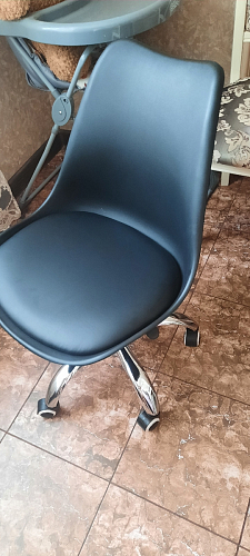 Компьютерное кресло Kolin с подушкой clear / white фото покупателя 279